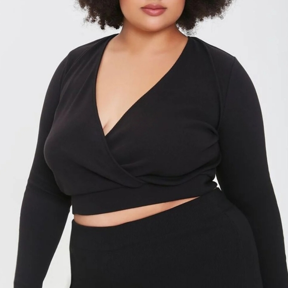 RIBBED KNIT ☆ MIDNITE BLACK ☆ 2-PIECE ☆ LOUNGE SET ☆ NWT - Picture 4 of 8